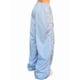 thumbnail image 4 of Pantalones de Paracaídas para Mujer, Pantalones Holgados de Pierna , Pantalones Deportivos con Cintura Elástica Y2K, Pantalones Deportivos, Ropa de Calle Azul M, 4 of 9
