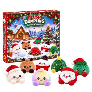 Advent Calendar Soft Plush Stuffed Dumpling Squishies Adults