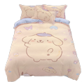 thumbnail image 5 of Sanrio-Juego de cuatro piezas de rollo de canela con dibujos animados, Sábana bonita Kuromi Melody, pochacco con personalidad para niños, juego de tres piezas para el hogar, 5 of 5