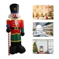 thumbnail image 1 of 8ft Lifelike Christmas Nutcracker Soldier Inflatable Xmas Blowup Decor for Yard Porch with 3 LED Lights, 1 of 7