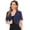 Dark Blue, variant on Women Shrug Soft Chiffon Open Front Sheer Short Sleeve Cropped Cardigans for Evening Dress Green S