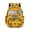 Capybara School Bus Yellow, variant on Backpack for Kid Boy Girl Back to School Essentials Kids Travel Daypack Middle School Backpack with Multiple Storage Pockets, Paw Bone Pattern Green