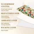 thumbnail image 6 of Boho Peel and Stick Wallpaper 17.7in x 9.8ft Whimsical Birds Snowdrop Flowers Retro Style Contact Paper Vinyl Self-Adhesive Removable Wall Paper for Bedroom Kitchen Cabinet Décor Renter Friendly, 6 of 8
