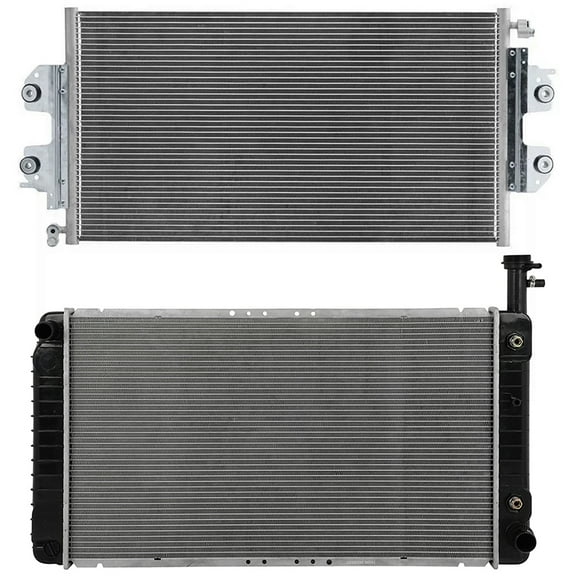 cciyu Engine Coolant Radiator Replacement 2004-2014 for Chevrolet for Express 1500,2004-2005 for Chevrolet for Express 2500,2004-2008 for Chevrolet for Express 3500,Replace 2792 Aluminum Radiator