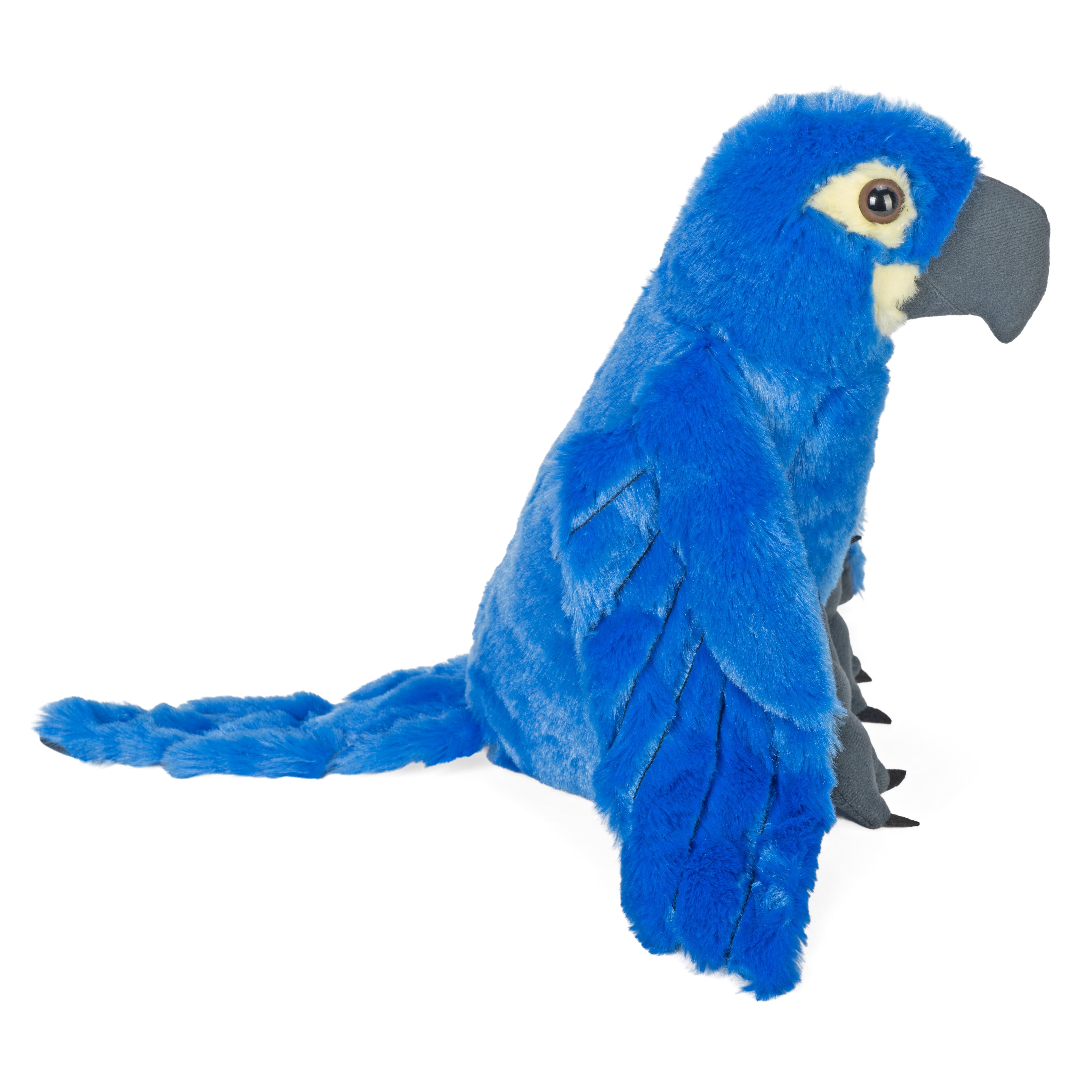 Wild Republic Hyacinth Macaw Plush, Stuffed Animal, Plush Toy, Gifts for Kids, Cuddlekins 12 Inches