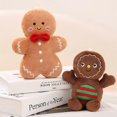 thumbnail image 4 of Coussin Bonhomme en Pain d'Épice Poupée Oreiller Doux Décorations pour Enfants, 4 of 5