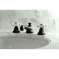 thumbnail image 4 of Kingston Brass KS4467PX 8 in. Widespread Bathroom Faucet, Brushed Brass, 4 of 7