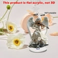 thumbnail image 6 of Nilvkv Rotating Music Angel Acrylic for Desk Display to Enjoy Kinetic Art, Decoration Ornaments, 6 of 6