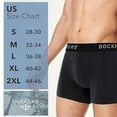 thumbnail image 4 of DOCKERS Mens Boxer Briefs Breathable Cotton Underwear for Men Pack of 5, 4 of 7