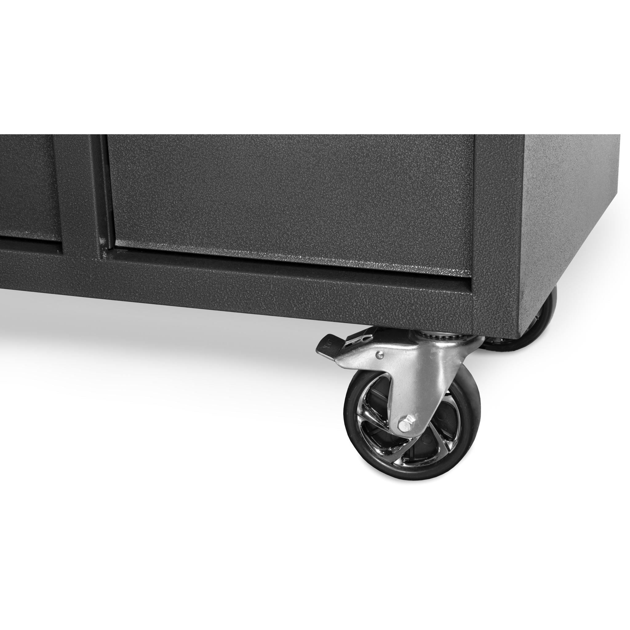 WEN 52-Inch Premium Rolling Tool Cabinet with Heavy Duty 21-Gauge Powder-Coated Steel Construction (GG532B)