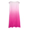 thumbnail image 5 of Robe d'Été Sans Manches pour Filles, Confort Extensible, Col Rond, Décontractée avec Imprimé Dégradé pour Enfants, Plage et Activités Extérieures, 5 of 5