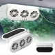 thumbnail image 3 of Solar Powered Car Exhaust Fan 3 Head Electric Car Cooling Fan A, 3 of 5