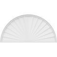 thumbnail image 3 of Ekena Millwork 58"W x 29"H x 2"P Half Round Sunburst Architectural Grade PVC Pediment, 3 of 7