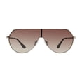 thumbnail image 3 of Lentes de Sol Steve Madden Unisex X17074 Outlook Marco de Metal Color Dorado con Filtro 100% UV, 3 of 3