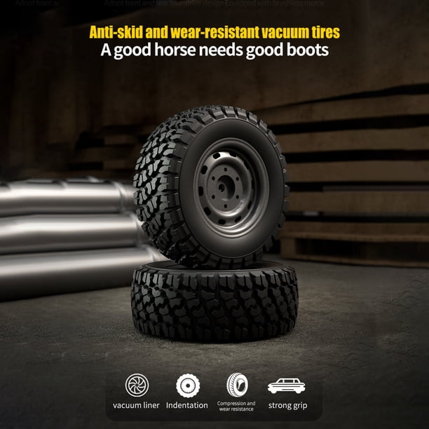 4WD 1/16 Monster Truck Motor sin escobillas 70 km / h 2.4GHz Vehículo de control remoto Regalo JShteea libre de BPA
