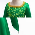 thumbnail image 5 of Princess Green Costume Dress for Girls, Halloween Cosplay Dress up, SIZE 5-14, 5 of 7