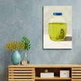 thumbnail image 4 of The Last Pickle Posters Funny Kitchen Wall Art Mirthless Pickle in Glass Bottle Canvas Prints for Kids Room Teen Bedroom Decor Boys Girls Cute Cool Wall Decor Art Olive Green Picture 12"x16", 4 of 6