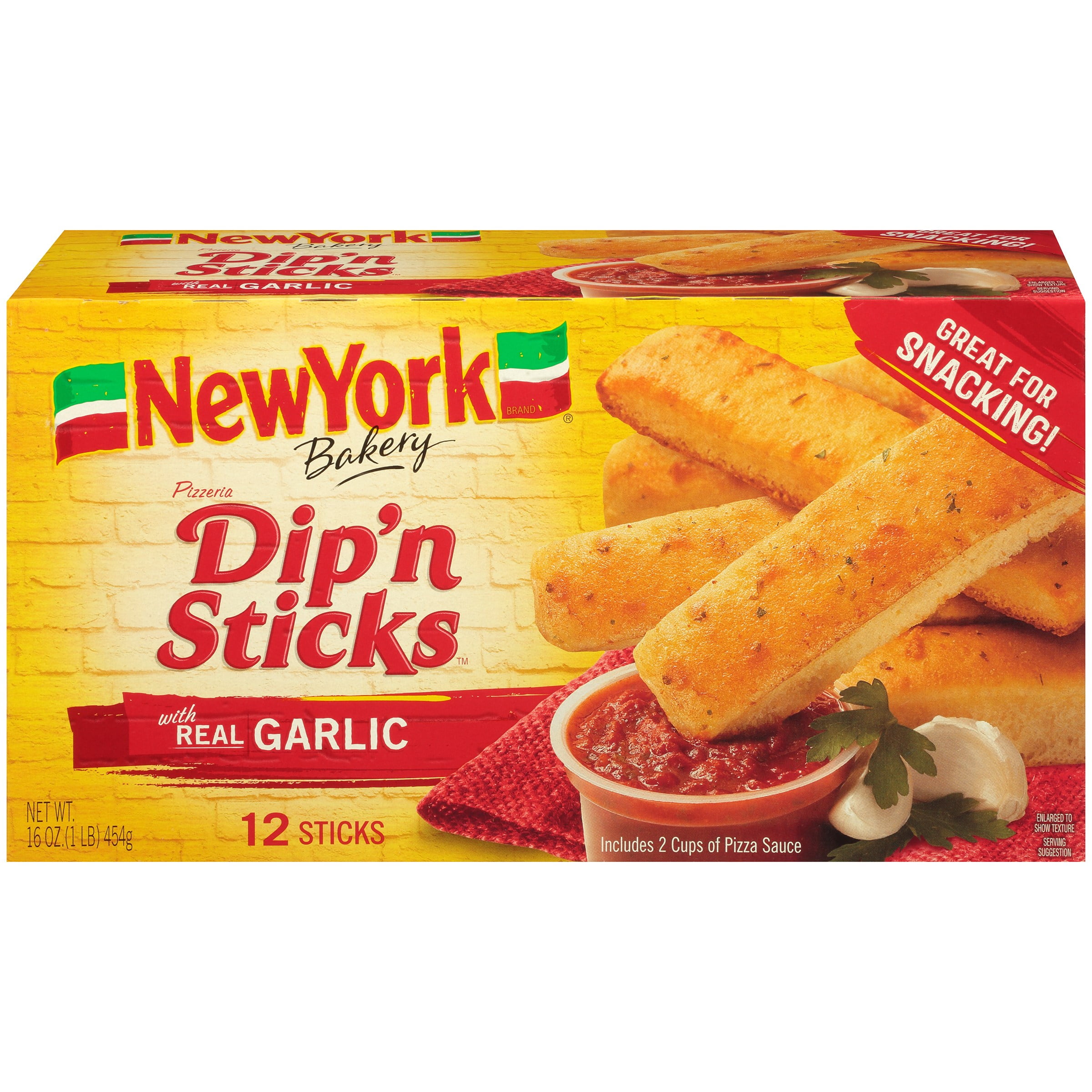 New York Bakery Dip'n Sticks Garlic 12 CT