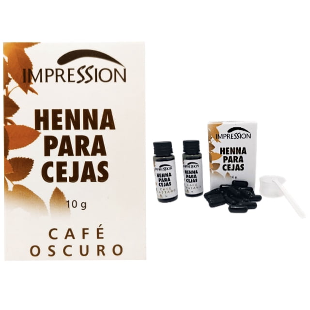 Kit Henna Cejas Hd Tipo Microblading Semipermanente Brow Laminado 7 Colores Tonos a Escoger