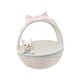 thumbnail image 4 of Canasta de Pascua de conejo de cerámica Cuencos de conejo de porcelana Adornos de animales Fiesta pequeña 16 cm x 155 cm x 183 cm, 4 of 9