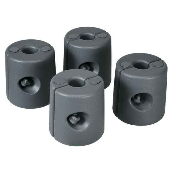 HDPE Tent Weights Set of 4 - Canopy Anchors for Stability - Fillable with Water/Sand - 104LBS - Outdoor Use