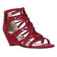 thumbnail image 1 of Womens bar III Kaylan Dress Wedge Sandals - Red, 1 of 6