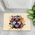 thumbnail image 4 of Schnauzer Portrait Watercolor Vintage Retro Styles Doormat Miniature Schnauzer Dog Lover Indoor Outdoor Welcome Mat - 00001, 4 of 5