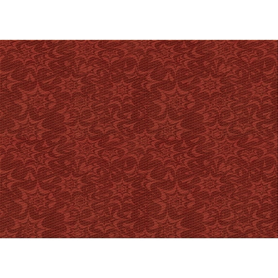 Ahgly Company Indoor Rectangle Patterned Cranberry Red Area Rugs, 5' x 8'
