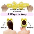 thumbnail image 3 of Shintop Headband, Sweet Super Soft Caroset Polka Dots Wash Cosmetic Headband Hairlace (yellow polka dots), 3 of 3