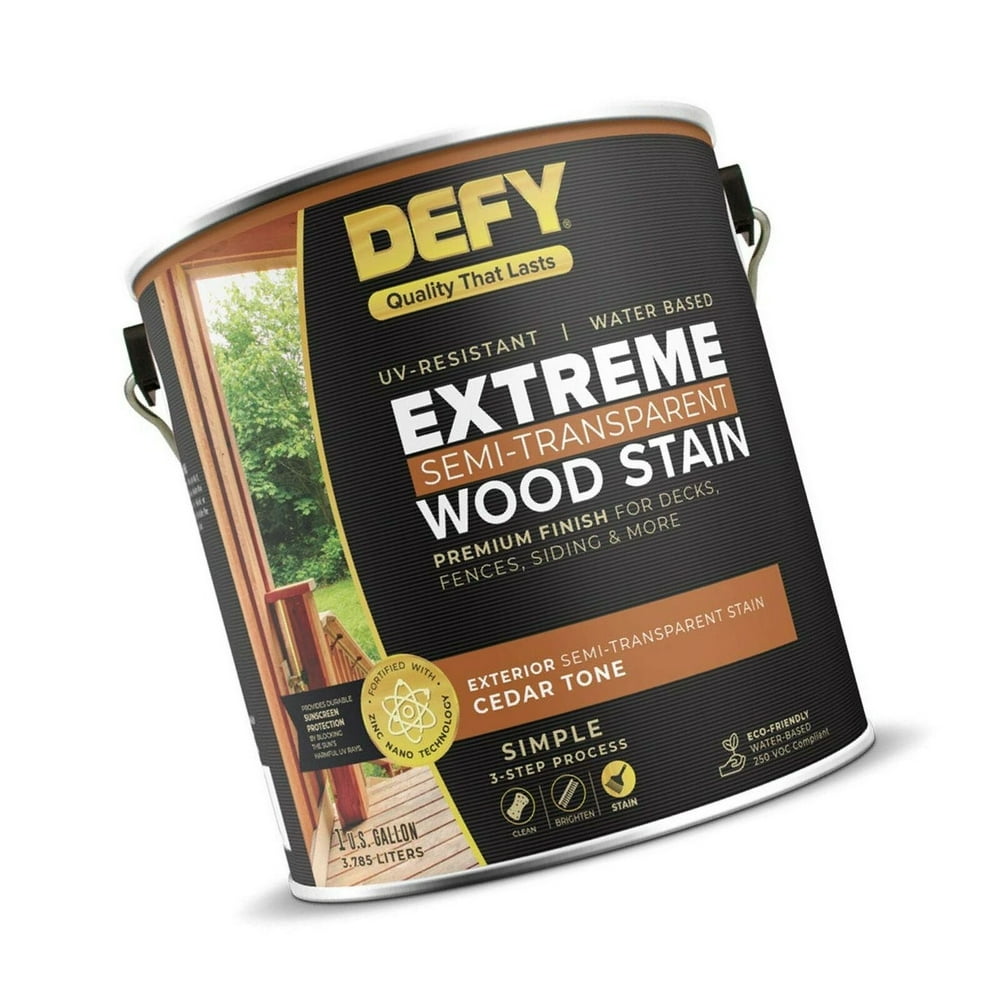 DEFY Extreme 1 Gallon SemiTransparent Exterior Wood Stain