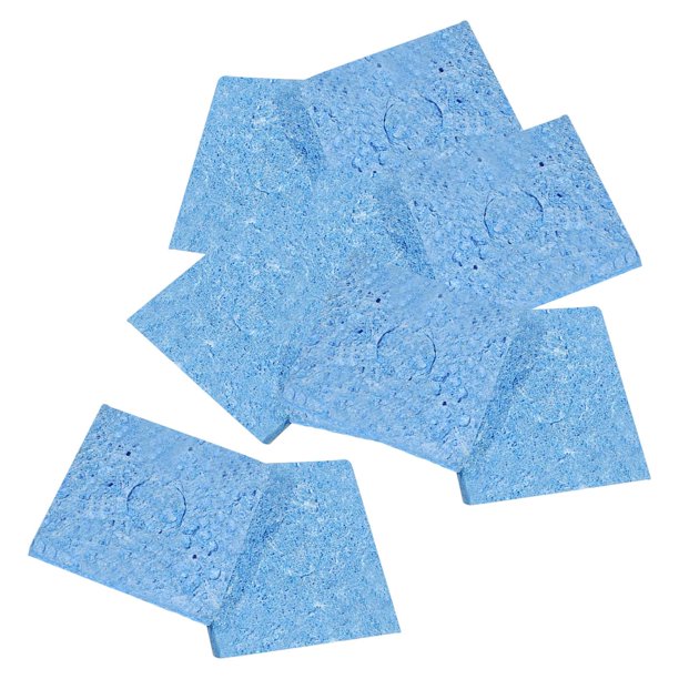 20 piezas de herramientas de reparación de repuesto de soldador de esponja limpieza de soldador Azul 55x55x11cm Cola Esponja de limpieza