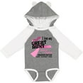 thumbnail image 3 of Inktastic I Love My Great Aunt-breast Cancer Awareness Boys or Girls Long Sleeve Baby Bodysuit, 3 of 5