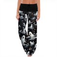thumbnail image 1 of WILLBEST Pantalones Largos y Pijamas de Cintura Alta con Cordones Informales a La Moda para Mujer, Cómodos para Fiestas de Halloween y Fines de Semana. Chica, 1 of 5