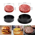 thumbnail image 2 of Badiano Hamburger Press Patty Maker, Burger Press, 3 in 1 Meat Beef Veggie Hamburger Mold, Black, 2 of 7