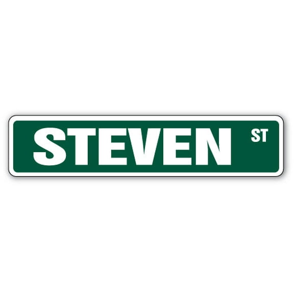 SignMission SS-STEVEN 18 in. Steven Street Childrens Name Room Sign