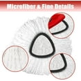 thumbnail image 3 of FGTHBF-Mop Head Replacement, 3 Pack Spin Mop Refill Replace Head Compatible with O Cedar Easywring 1-Tank System, Great Cleaning Power, Microfiber, Helper Housework, Machine Washable Easy-to-Replace,, 3 of 4