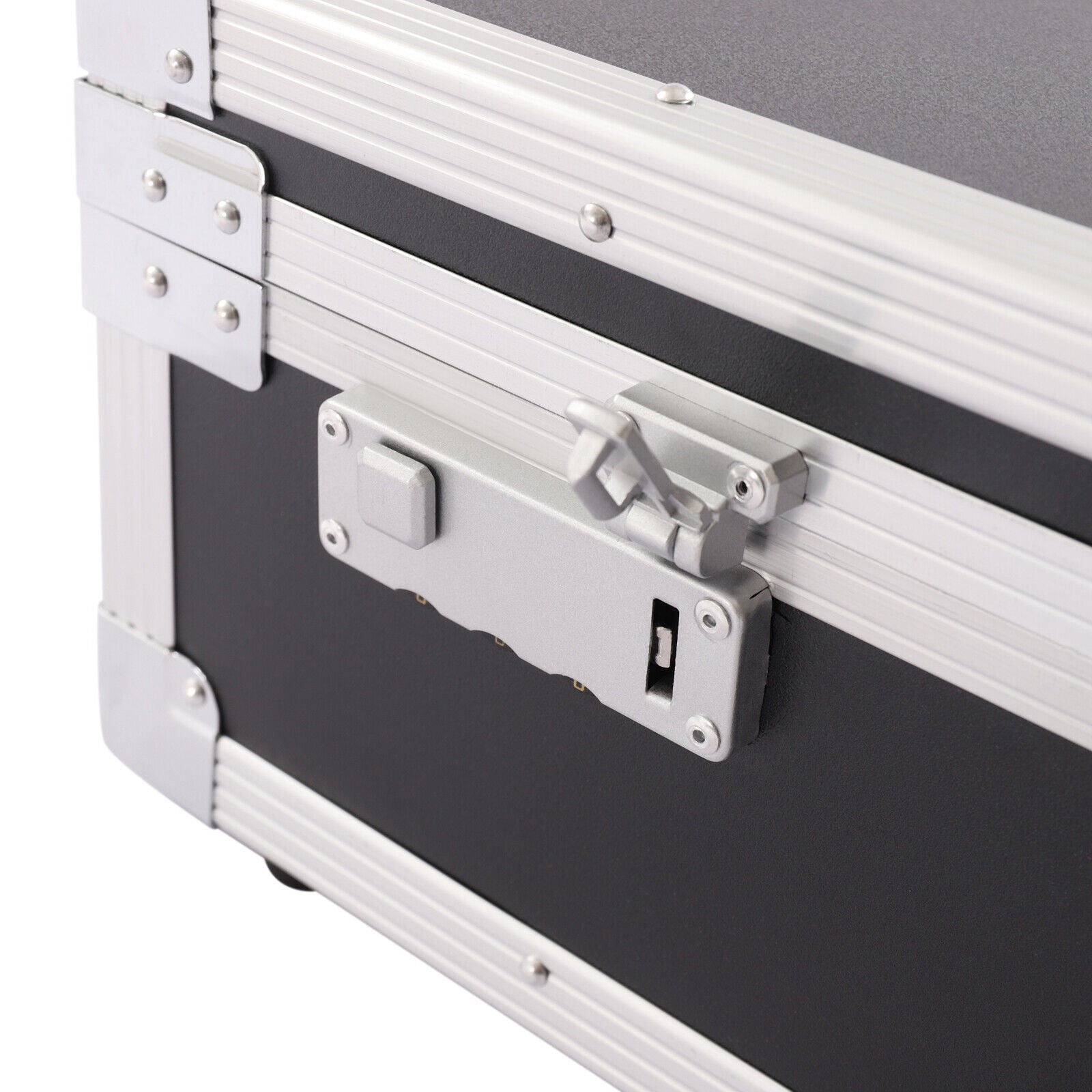 Aluminum Combination Lock Pistol Gun Case Hard Storage Carry Case Hand Safe Box