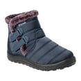 thumbnail image 1 of CEHVOM Women Winter Solid Color Keep Warm Ankle Shoes Plus Velvet Boot Flat Snow Boots, 1 of 3