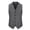 Grey, variant on Bcfgryg Men's Suit Vest V Neck Silm Fit Solid Formal Suit Waist Coat Lightweight For Wedding Prom Business Vest For Men Black L