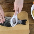 thumbnail image 4 of YUNAFFT Fish Scaler Skin Brush Scraping Fishing Brush Fast Remove Fish knife Cleaning Peeler Scaler Scraper, 4 of 9