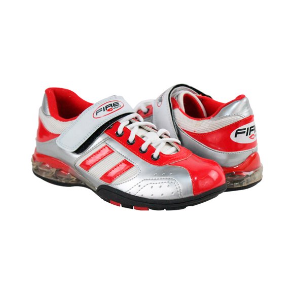 Zapatilla Halterofilia Levantamiento de Pesas Fire Sports Plateado Con Rojo FIRE SPORTS Zapatos/Halterofilia/Plata rojo