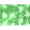 thumbnail image 1 of Ahgly Company Indoor Rectangle Abstract Emerald Green Modern Area Rugs, 2' x 5', 1 of 4