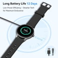 thumbnail image 4 of Smart Watches for Men/Women (2 Bands), 1.27â Round Smartwatch Fitness Tracker with Bluetooth Calls (Make/Answer), Heart Rate/SpO2/Sleep Monitor, 12 Days Battery, IP68 Waterproof, 4 of 8