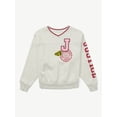 thumbnail image 4 of Justice Girls Varsity V-neck Sweatshirt, Sizes XS - XLP, 4 of 8