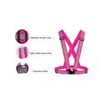thumbnail image 3 of Reflective Vest Running Gear 2Pack, High Visibility Adjustable Safety Ves - Green + Pink, 3 of 5