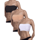 thumbnail image 1 of Sujetador Bandeau de 3 piezas para mujer, sujetador acolchado sin tirantes, sujetador suave, sujetador superior de tubo Bandeau sin costuras, varios tamaños (negro, blanco y color nude, Xemadio YZY192-4, 1 of 5