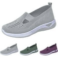 thumbnail image 2 of Orthopedic Walking Shoes for Women & Men | Walking Slip on Diabetic Foam Shoes | Hands Free Slip in Sneakers Arch Support, 2 of 12