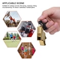 thumbnail image 4 of Referee Whistle, High Pitch Whistle, Dual Air Chamber Design High Frequency For Training Sports Competition Gold, 4 of 8