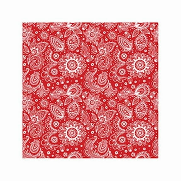 Bandana Prims Paisley - Red