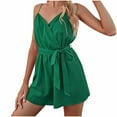 thumbnail image 2 of Pisexur Robe Sans Manches à Col en V pour Femme, Mode d'Été, Robe à Bretelles Imprimée Sans Manches, Robe Chandail pour Femme, Robe pour Femme, 2 of 9